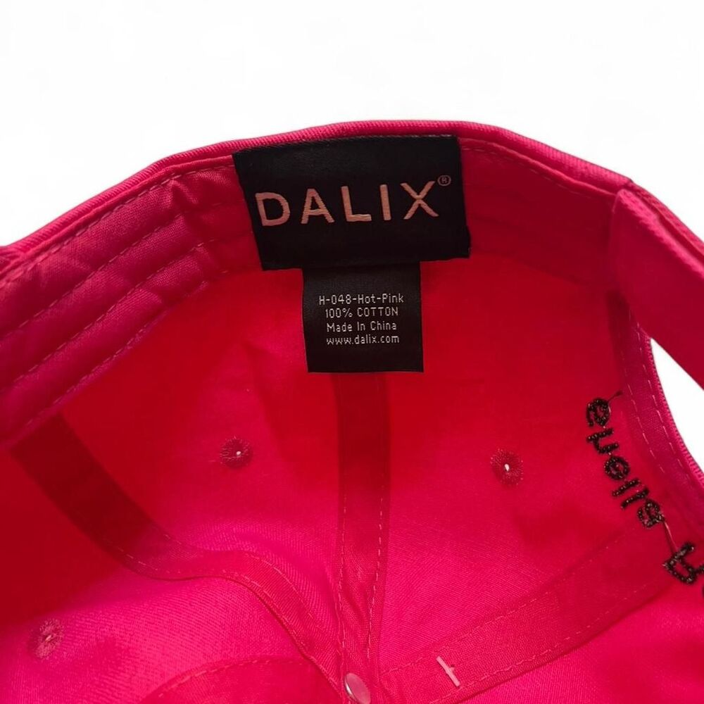 NWT Dalix Hot Pink Dad Hat Custom Embroidered Shoot With Sheila 100% Cotton - Picture 3 of 3